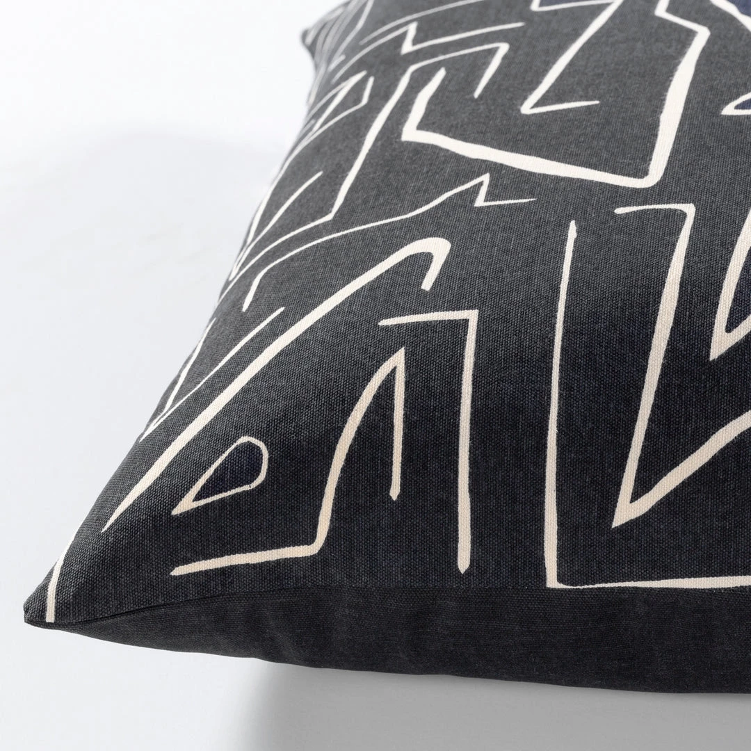 SURYA Pillows + Decor DEVO SCREEN PRINT COTTON CANVAS PILLOW 2 SURYA Pillows + Decor DEVO SCREEN PRINT COTTON CANVAS PILLOW