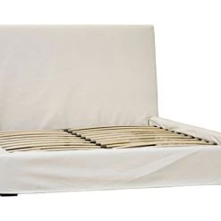 DOVETAIL NATURAL WHITE LINEN SLIPCOVER BED TALL Beds 9 DOVETAIL NATURAL WHITE LINEN SLIPCOVER BED TALL Beds