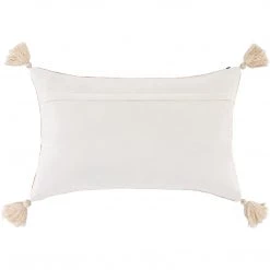 SURYA ECLIPSE HAND EMBROIDERED LUMBAR PILLOW