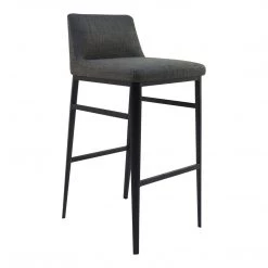 MOES DONOVAN BAR STOOL CHARCOAL Furniture