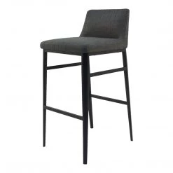 MOES DONOVAN BAR STOOL CHARCOAL Furniture