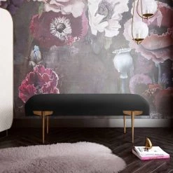 TOV EMME VELVET BENCH Living Room