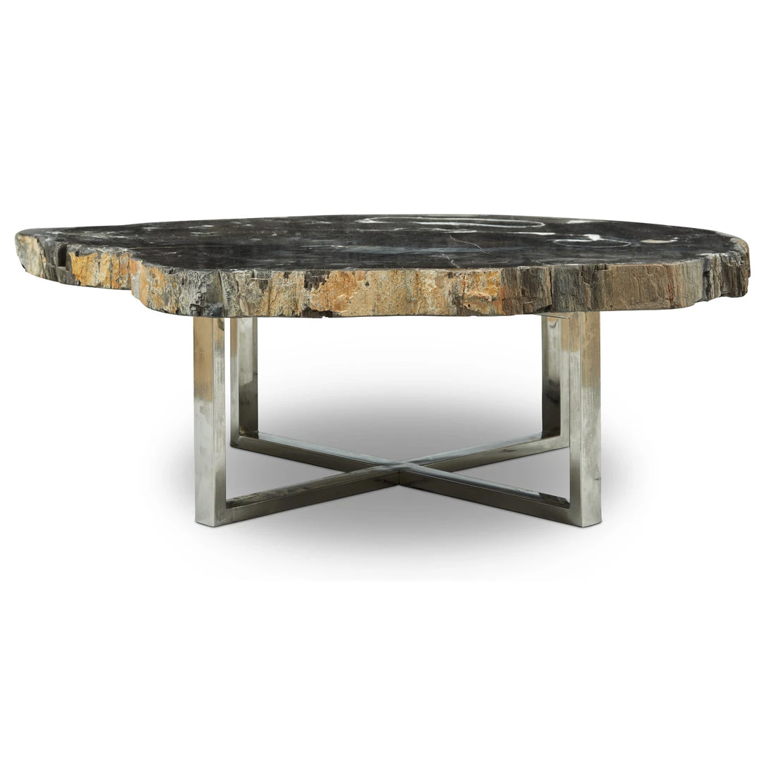 URBIA Furniture ELIZA PETRIFIED WOOD COFFEE TABLE: DARK 1 URBIA Furniture ELIZA PETRIFIED WOOD COFFEE TABLE: DARK