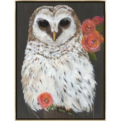 L ART "ESTHER THE OWL" CANVAS ART Wall Art
