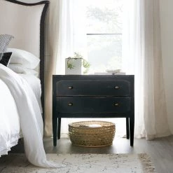 HOOKER FRENCH MARKET NIGHTSTAND: ANTIQUE BLACK