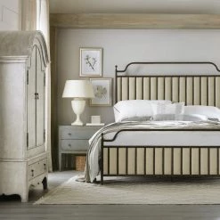 HOOKER Furniture FRENCH MARKET NIGHTSTAND: VINTAGE GREY