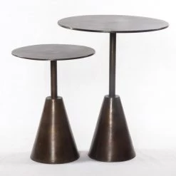 FOUR HANDS FRISCO END TABLES: ANTIQUE RUST | SET OF 2 Furniture