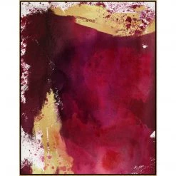L ART "FUCHSIA SPLASH" CANVAS ART