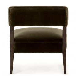 FOUR HANDS GARY CLUB CHAIR: OLIVE GREEN VELVET Living Room