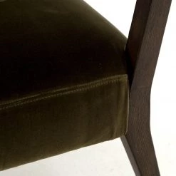 FOUR HANDS GARY CLUB CHAIR: OLIVE GREEN VELVET Living Room