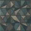 LOLOI GEMOLOGY 01 WOOL RUG: TEAL, GREY