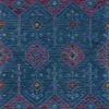 LOLOI GEMOLOGY 02 WOOL RUG: BLUE, PLUM