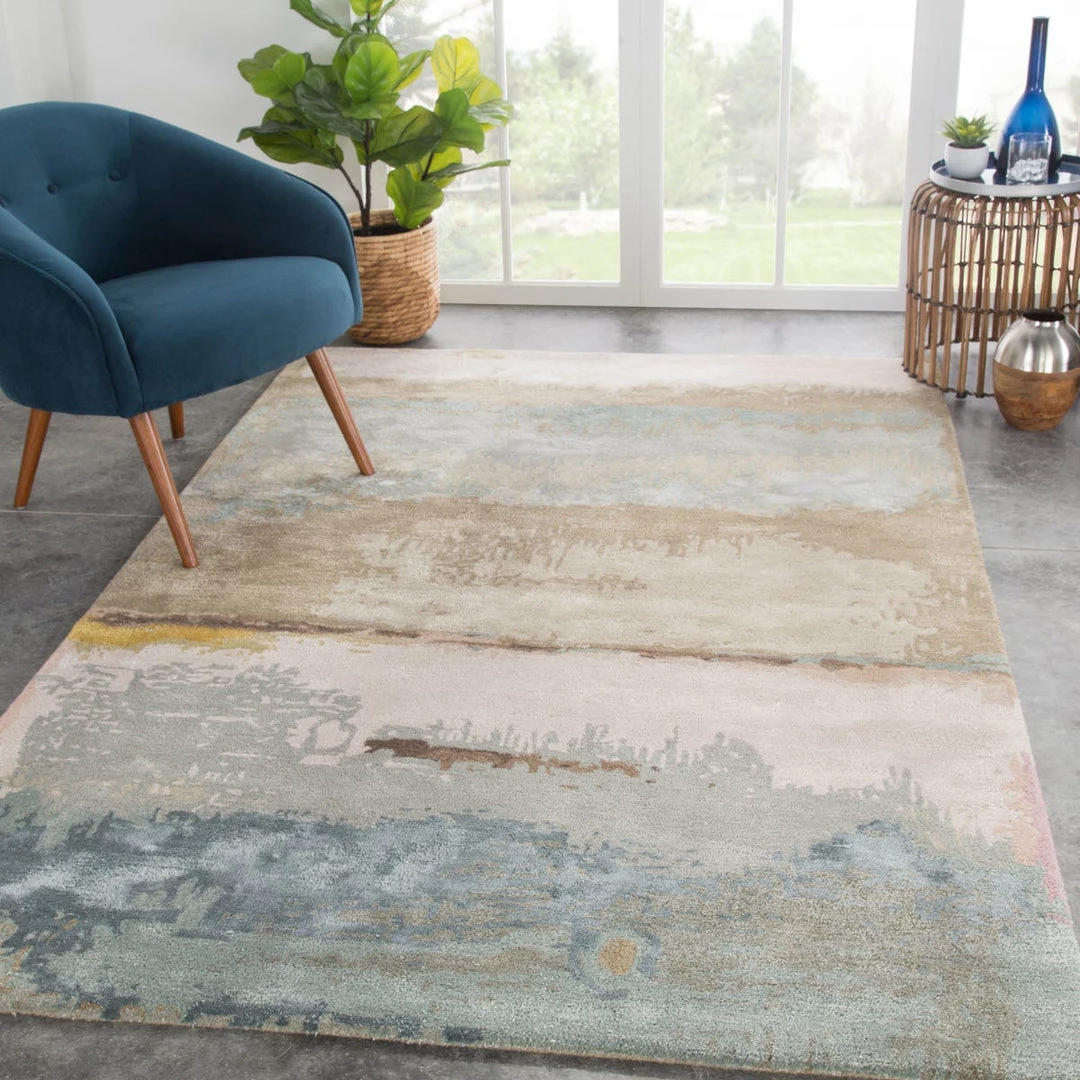 JAIPUR JUNA WOOL + VISCOSE RUG: SAGE, OLIVE 2 JAIPUR JUNA WOOL + VISCOSE RUG: SAGE, OLIVE