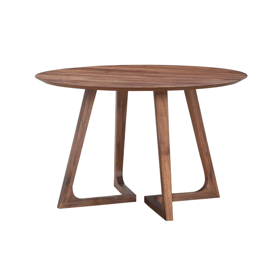 MOES GODENZA DINING TABLE ROUND WALNUT Kitchen + Dining 2 MOES GODENZA DINING TABLE ROUND WALNUT Kitchen + Dining