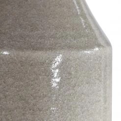 UTTERMOST Lighting GRAY GLAZE + WHITE DIPPED CERAMIC TABLE LAMP