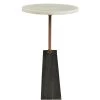 MOES DAWN BLACK+WHITE MARBLE ACCENT TABLE Furniture