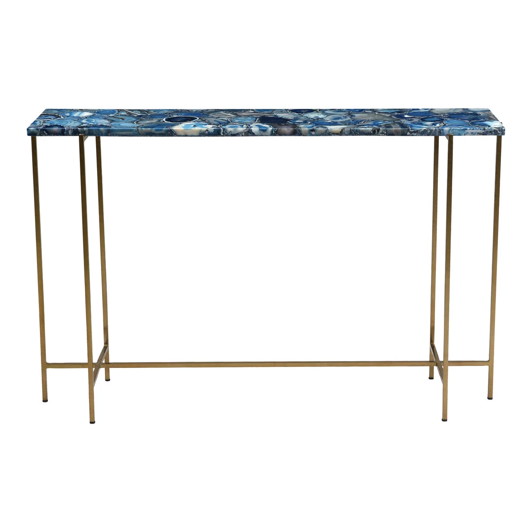 MOES BLUE AGATE FUSION CONSOLE TABLE Furniture 5 MOES BLUE AGATE FUSION CONSOLE TABLE Furniture