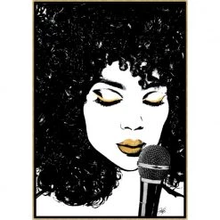 L ART "GLAM ROCK VIII" CANVAS ART Wall Art