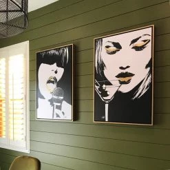 L ART "GLAM ROCK V" CANVAS ART Wall Art