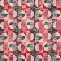 LOLOI HALLU 06 HOOKED WOOL RUG: BERRY MULTI