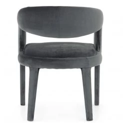 FOUR HANDS Furniture HAWKINS CHARCOAL VELVET DINING CHAIR