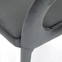 FOUR HANDS Furniture HAWKINS CHARCOAL VELVET DINING CHAIR