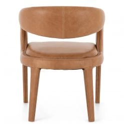 FOUR HANDS HAWKINS BUTTERSCOTCH LEATHER DINING CHAIR