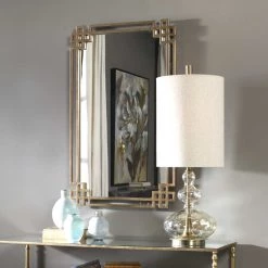 UTTERMOST HERA ANTIQUE GOLD VANITY MIRROR Mirrors