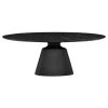 NUEVO Furniture TAJI BLACK OVAL DINING TABLE