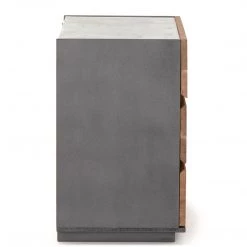 FOUR HANDS Furniture HOLLAND SMOKED OAK + MARBLE TOP NIGHT CHEST 9 FOUR HANDS Furniture HOLLAND SMOKED OAK + MARBLE TOP NIGHT CHEST