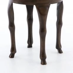 FOUR HANDS Furniture HOPEDALE ACCENT TABLE: ANTIQUE RUST