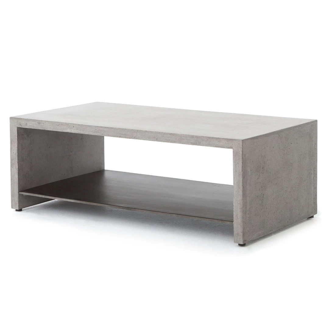 FOUR HANDS Furniture HUGO CONCRETE COFFEE TABLE: DARK GREY 2 FOUR HANDS Furniture HUGO CONCRETE COFFEE TABLE: DARK GREY