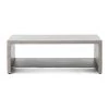 FOUR HANDS Furniture HUGO CONCRETE COFFEE TABLE: DARK GREY