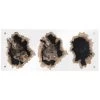 PHILLIPS COLLECTION Wall Sculptures + Decor FLOATING PERTRIFIED TRIPLE SLICE WALL ART