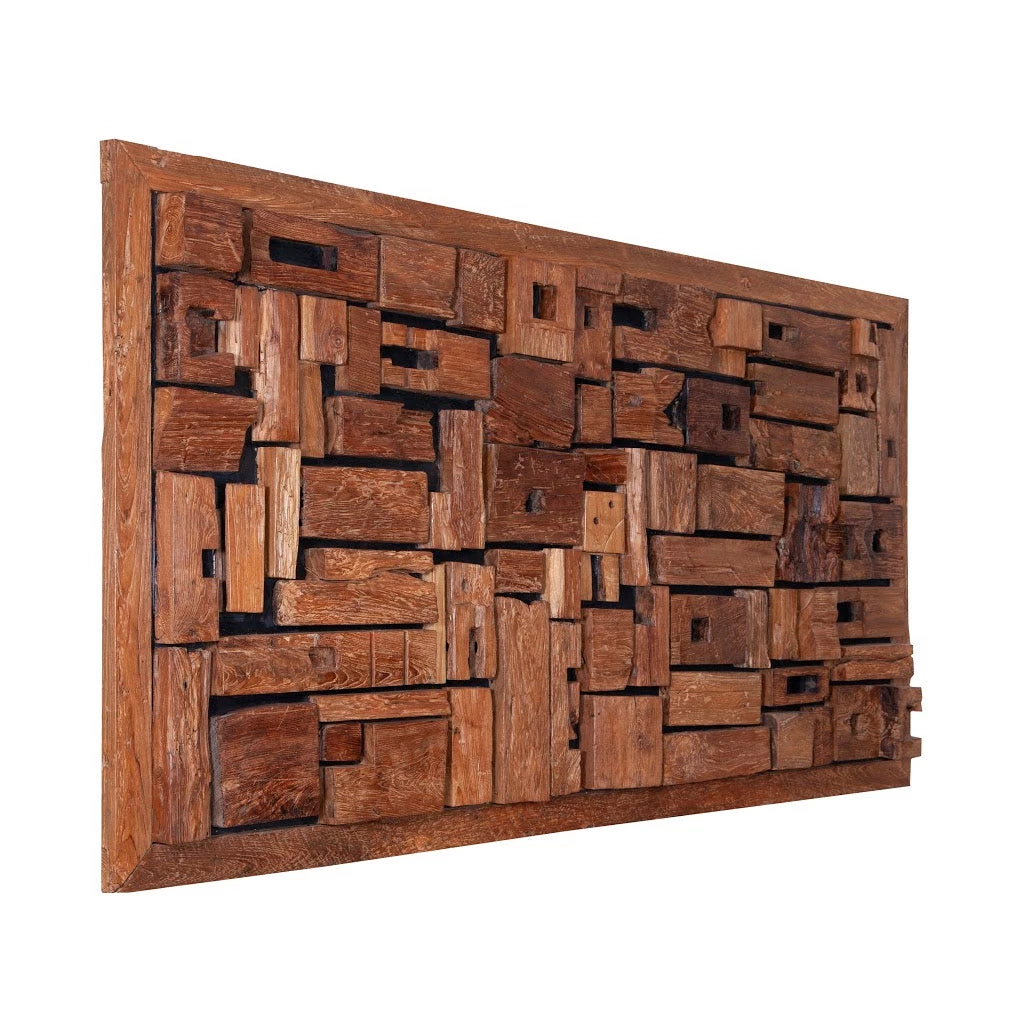 PHILLIPS COLLECTION Wall Sculptures + Decor ASKEN RECLAIMED WOOD WALL ART LG 3 PHILLIPS COLLECTION Wall Sculptures + Decor ASKEN RECLAIMED WOOD WALL ART LG