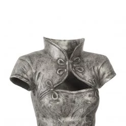PHILLIPS COLLECTION VINTAGE SILVER DRESS FLOOR SCULPTURES