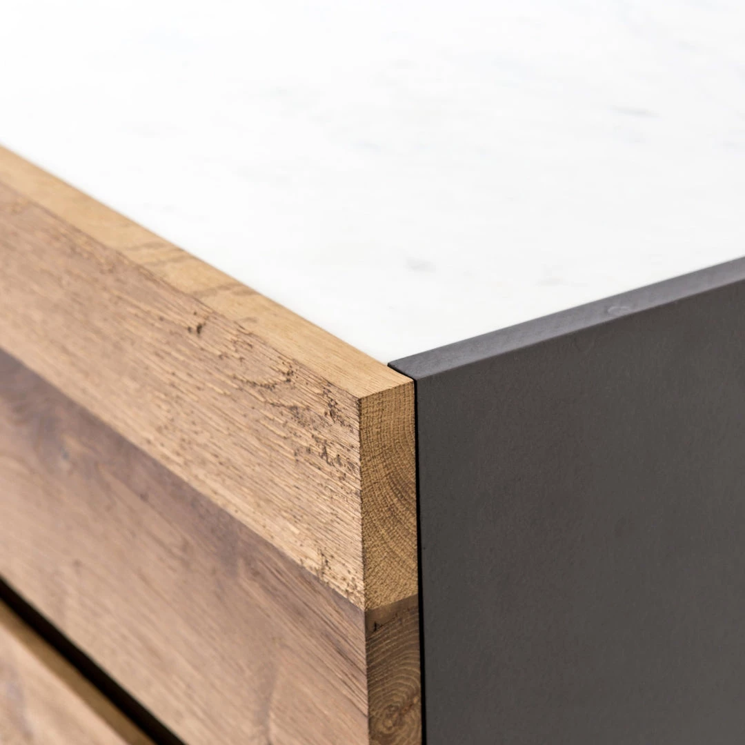 FOUR HANDS HOLLAND TALL OAK DRESSER DARK SMOKE Furniture 4 FOUR HANDS HOLLAND TALL OAK DRESSER DARK SMOKE Furniture