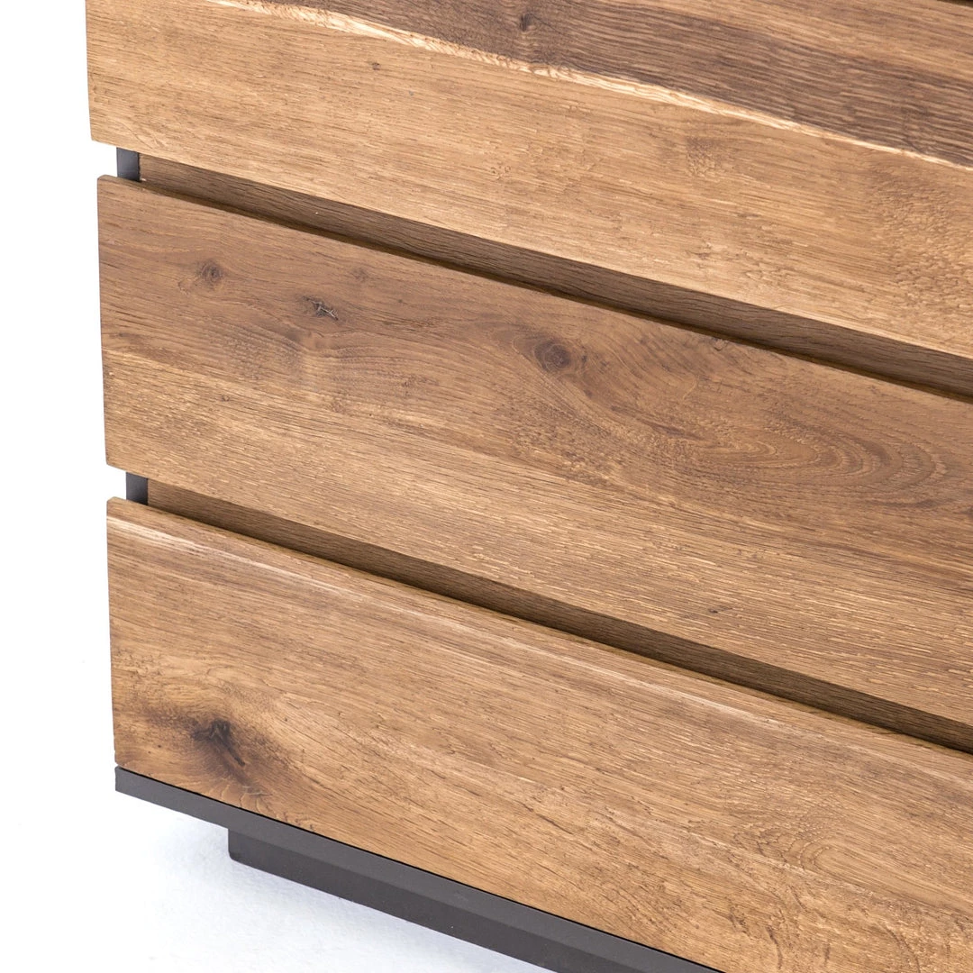 FOUR HANDS HOLLAND TALL OAK DRESSER DARK SMOKE Furniture 5 FOUR HANDS HOLLAND TALL OAK DRESSER DARK SMOKE Furniture