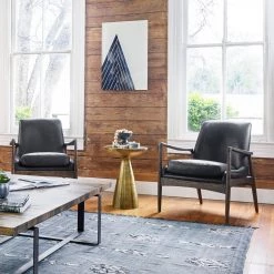 FOUR HANDS Furniture MARLOW MOD PEDESTAL TABLE 27 FOUR HANDS Furniture MARLOW MOD PEDESTAL TABLE