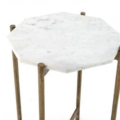 FOUR HANDS ADAIR MARBLE SIDE TABLE Furniture