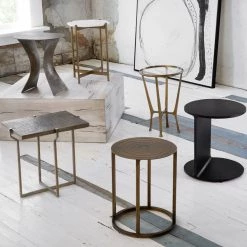 FOUR HANDS ADAIR MARBLE SIDE TABLE Furniture