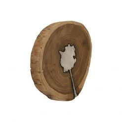 PHILLIPS COLLECTION MOLTEN WALL TILE POURED ALUMINUM IN WOOD