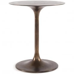 FOUR HANDS TULIP SIDE TABLE: ANTIQUE RUST