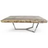 URBIA MASSO PETRIFIED WOOD SLAB COFFEE TABLE: LIGHT Furniture
