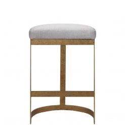 UTTERMOST IVANNA ANTIQUE GOLD COUNTER STOOL Kitchen + Dining 9 UTTERMOST IVANNA ANTIQUE GOLD COUNTER STOOL Kitchen + Dining