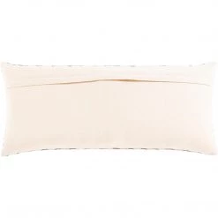 SURYA Pillows + Decor IZZY CREAM + BLACK LUMBAR PILLOW