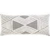 SURYA Pillows + Decor IZZY CREAM + BLACK LUMBAR PILLOW