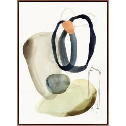 L ART "INTERSECTING" SERIES CANVAS ART