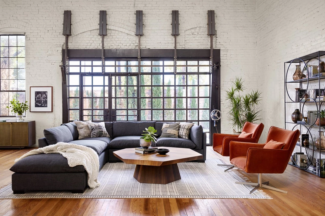 FOUR HANDS Living Room JACOB RUST VELVET SWIVEL CHAIR 9 FOUR HANDS Living Room JACOB RUST VELVET SWIVEL CHAIR