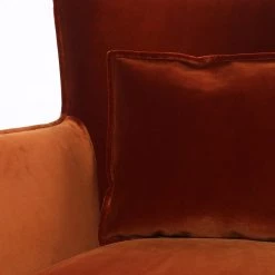 FOUR HANDS Living Room JACOB RUST VELVET SWIVEL CHAIR 13 FOUR HANDS Living Room JACOB RUST VELVET SWIVEL CHAIR